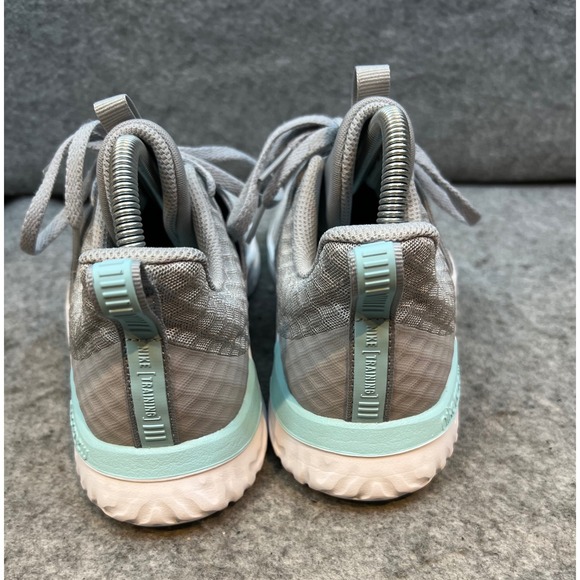 Nike Renew In Season TR 12 Gray Aqua Training Shoes Sneakers Running‎ Womens 9 - Picture 8 of 9
